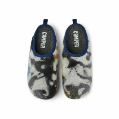 Camper Men&apos;s Wabi Slippers - Blue, Black And White Multicolor