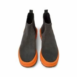 Camper Men Brutus Trek Ankle Boots - Dark Gray