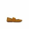 Camper Women Right Nina Leather Mary Jane Flats Orange