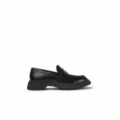 Camper Women Walden Leather Moccasin Loafers Black